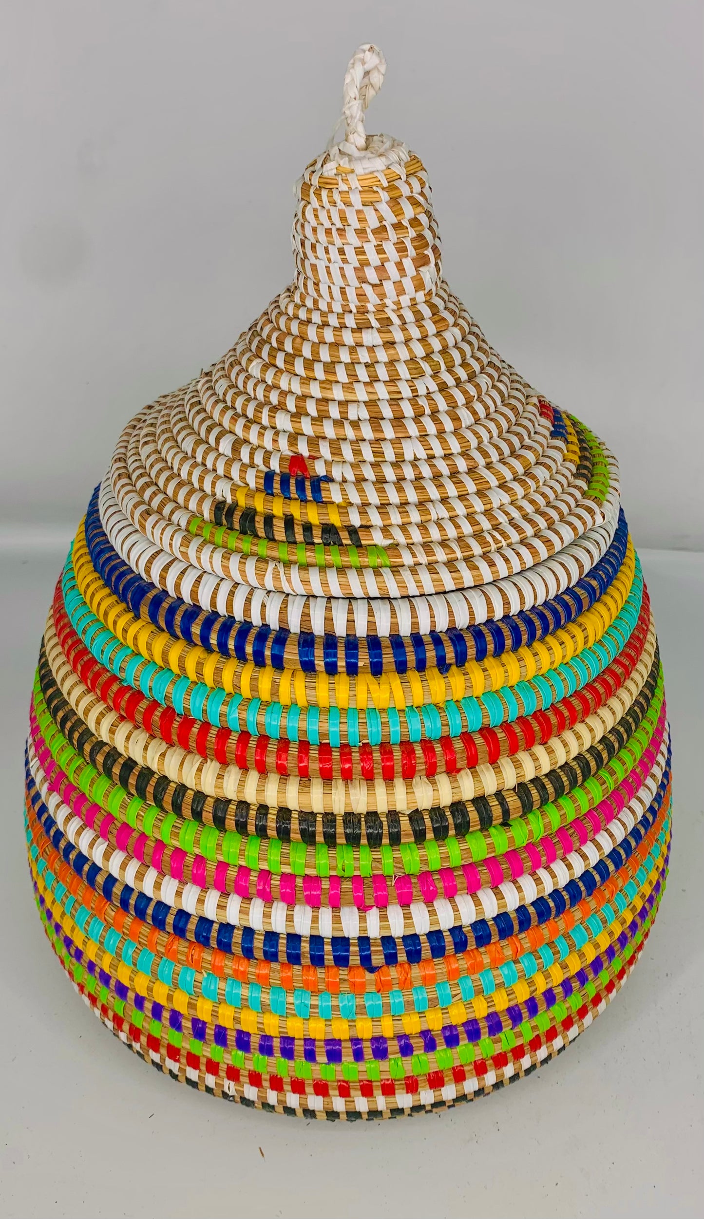 Woven Basket with Lid